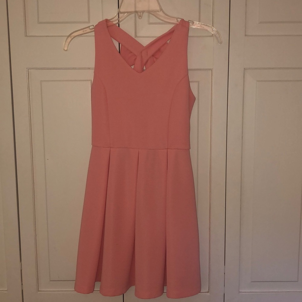 light pink dress